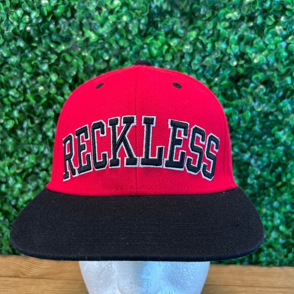 Young & Recklass Hat Snapback Embroidered Y2K Acrylic Wool Blend Cap - Picture 1 of 9